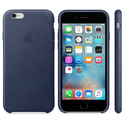 APPLE COVER IN PELLE iPhone 6/6S BLU NOTTE